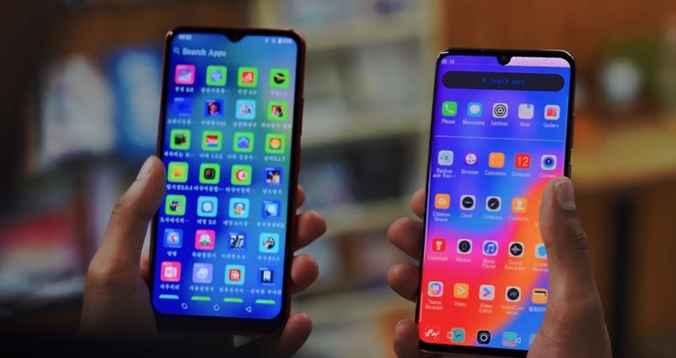 Смартфони Haeyang 701 та Samtaesong 8 з Північної Кореї