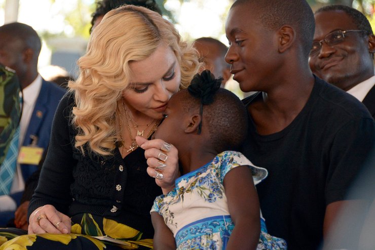 мадонна, дети