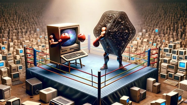 квантовый компьютер, обычный компьютер