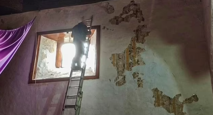 Священник уничтожил уникальные фрески в церкви, Тенерифе, Гектор Лунар, церковь Святого Антония Падуанского, курьезы, фото