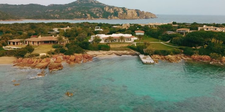 вилла на сардинии, вилла алишера усманова