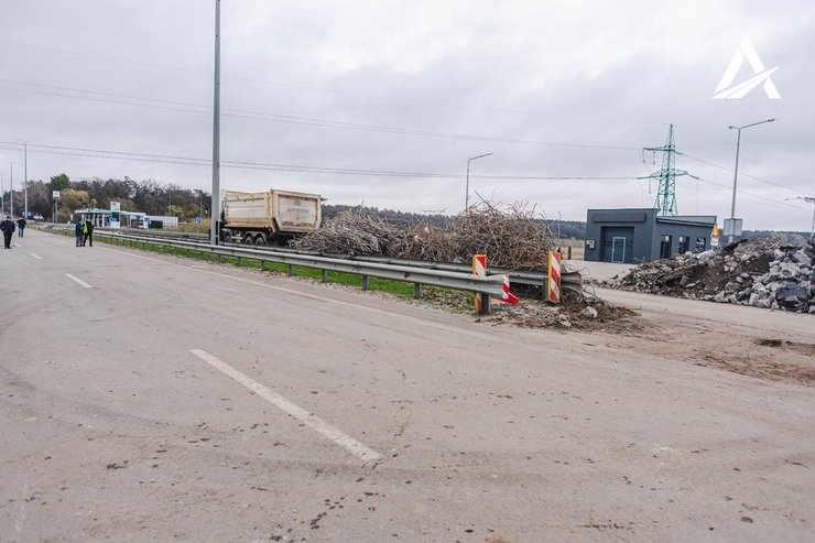 мост через Ирпень, мост в Стоянке, трасса Киев-Чоп, Житомирская трасса, временная переправа через Ирпень