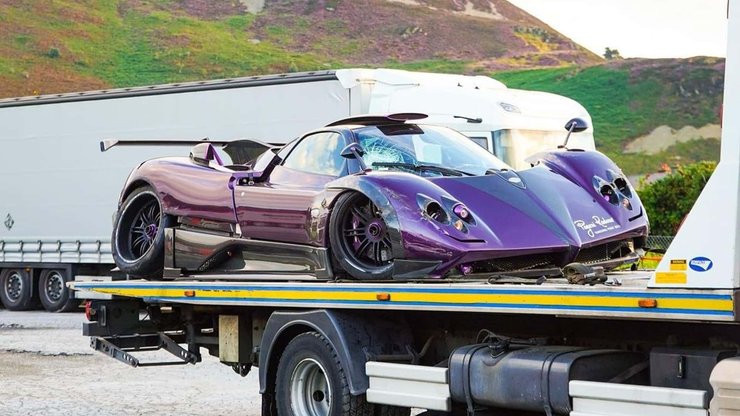 Pagani Zonda 760 LH, Pagani Zonda, Льюис Хэмилтон, авто Льюиса Хэмилтона, разбитый суперкар