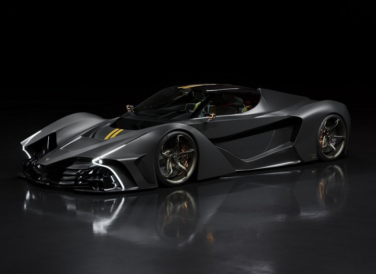 SP Automotive Chaos, самый быстрый автомобиль в мире, рекорд скорости