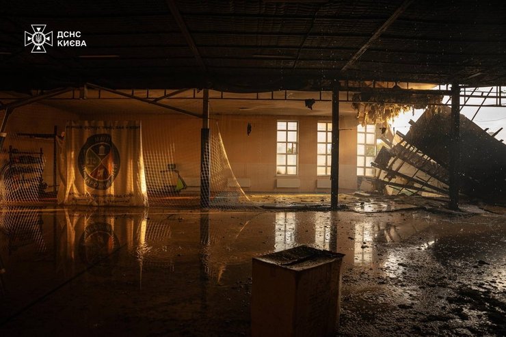 киев обстрел мауп