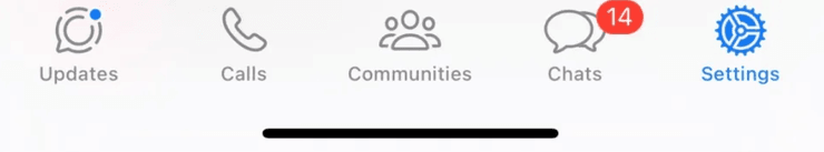 WhatsApp старий дизайн