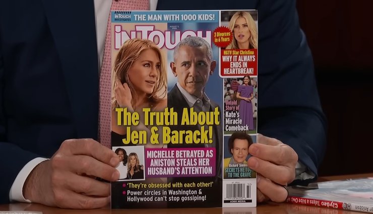 дженнифер энистон, барак обама, журнал