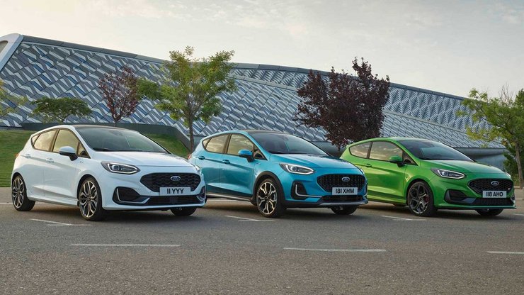 модификации нового Ford Fiesta 2022, варианты экстерьера новой Фиесты, внешность