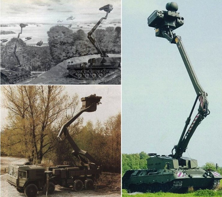 ПТУР на підйомних щоглах