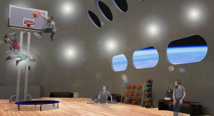 космический отель, орбита, Земля