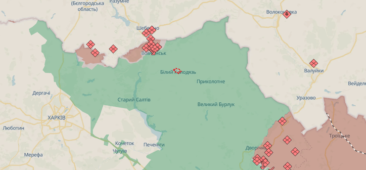 Cитуація на Харківському напрямку станом на 12 липня