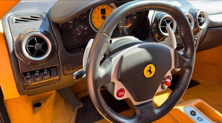 салон феррари 430, Ferrari F430, Дональд Трамп, авто Дональда Трампа, суперкар Ferrari, суперкар Ferrari