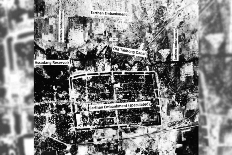 Таиланд, археологи, археология, город, насыпь, история, поселение, ограждение, исследования