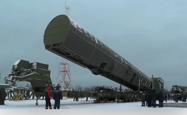 Новая российская межконтинентальная ракета "Сармат"
