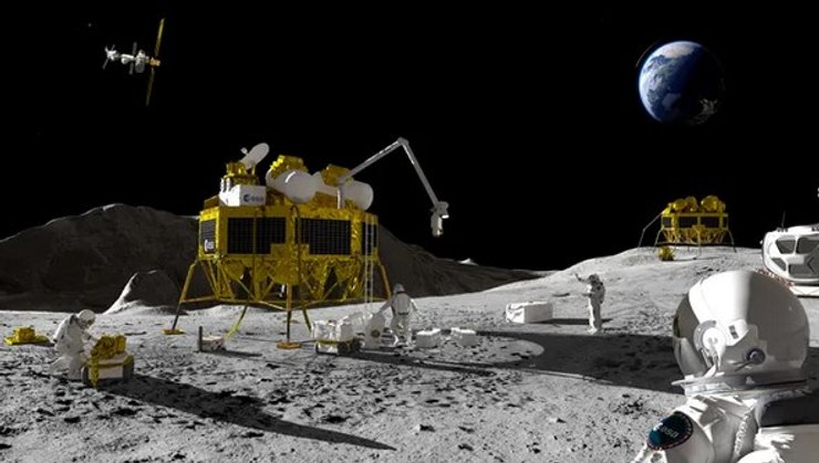 Луна астронавты