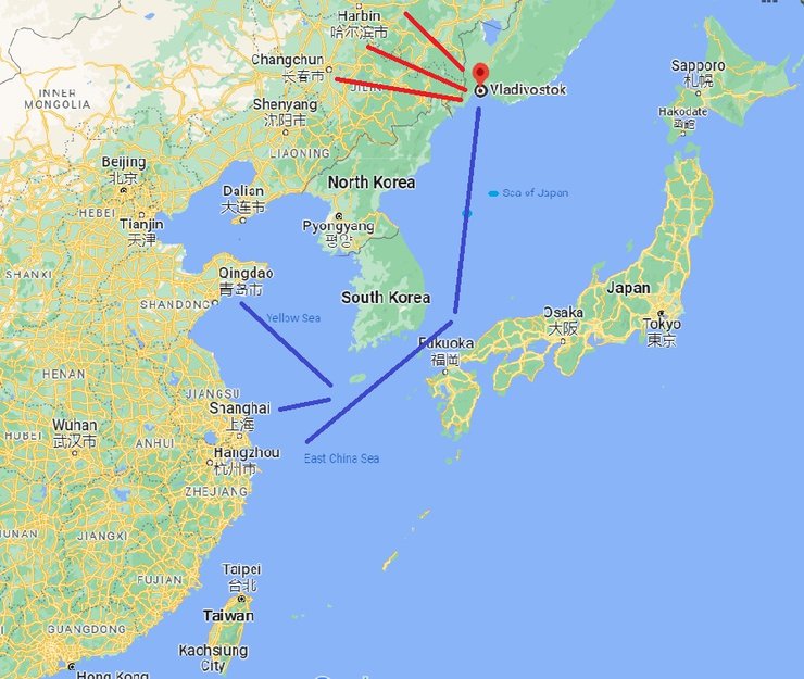 Владивосток, россия, китай, дальний восток