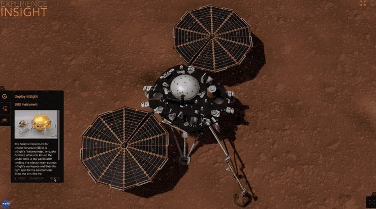 InSight, посадковий апарат, Марс