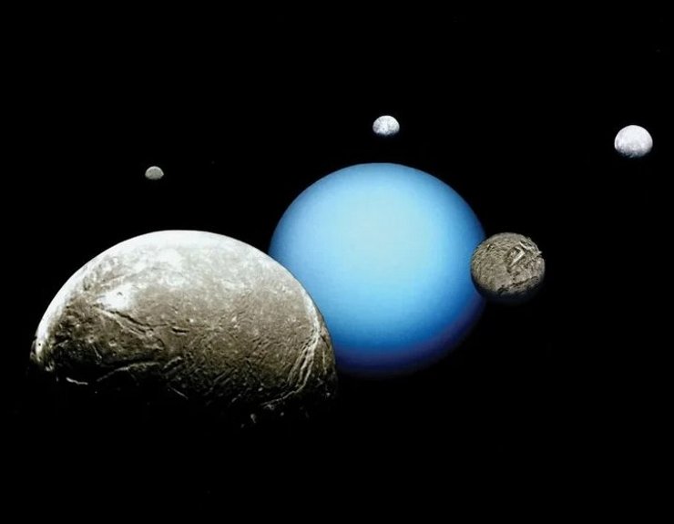 Уран спутники