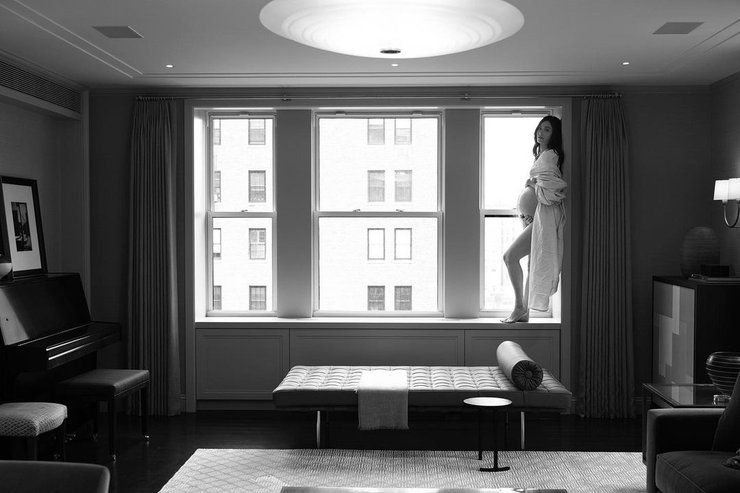 эмми россум, беременность