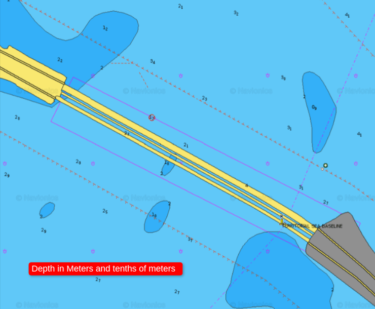 Глубина Керченского пролива