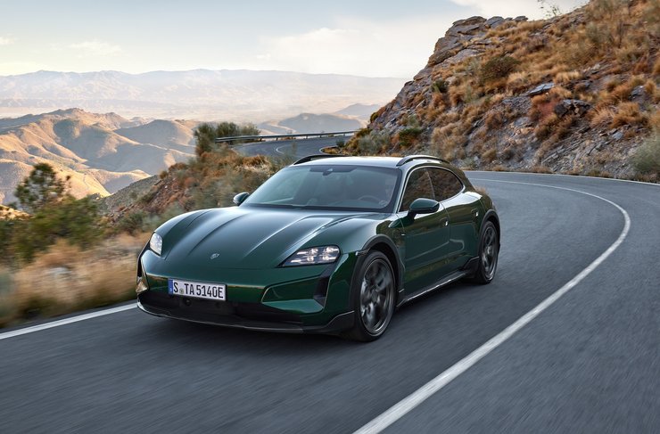 Porsche Taycan cross Turismo, Porsche Taycan 2024, новый Porsche Taycan, электромобиль Porsche