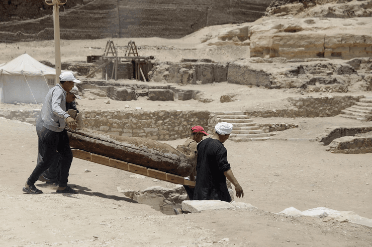 Саккара, саркофаг, вчені, фото