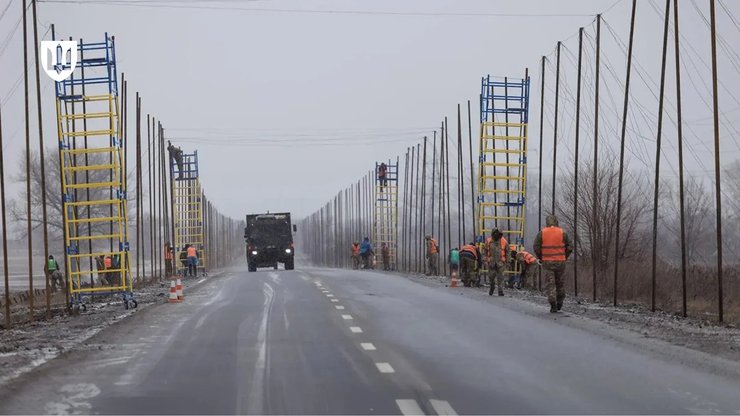 установка сеток сетка дрон