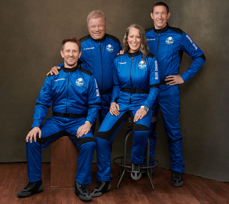 Blue Origin, стартрек, актер, космос