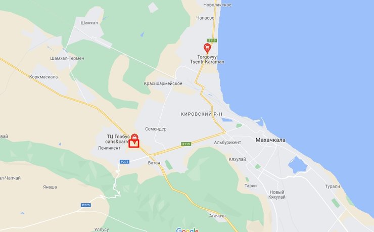 пожар в Махачкале