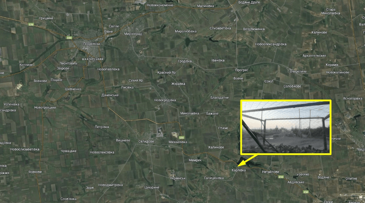 Один із тунелів біля Карлівки