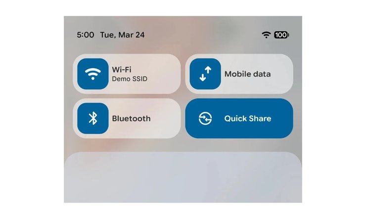 Android 17 поділ кнопок Wi-Fi і мобільної мережі