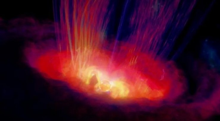 зірка, гамма-випромінювання