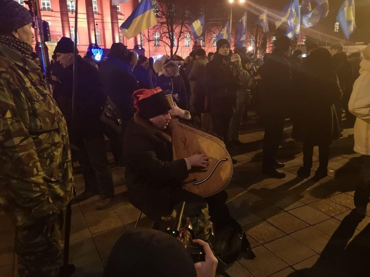 Степан Бандера, марш в честь дня рождения Бандеры, Киев, фото