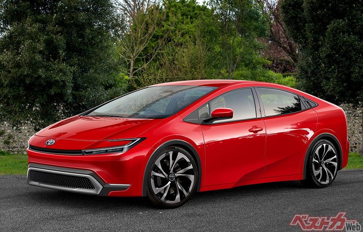 Toyota Prius 2023, Toyota Prius, гибрид Toyota Prius, новая Toyota Prius