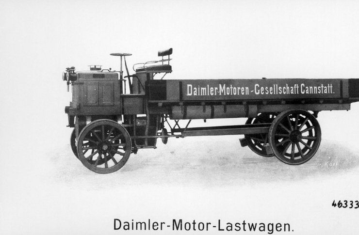 Daimler Lastwagen, перша у світі вантажівка, вантажні авто, вантажівки, вантажівки Daimler