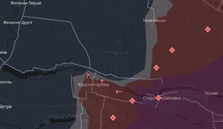 Карта бойових дій