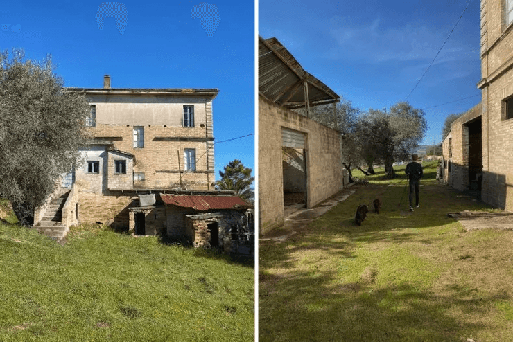 Пара купила заброшенную виллу, заброшенная вилла, ремонт, восстановить старую виллу, вилла в Италии, фермерские угодья,