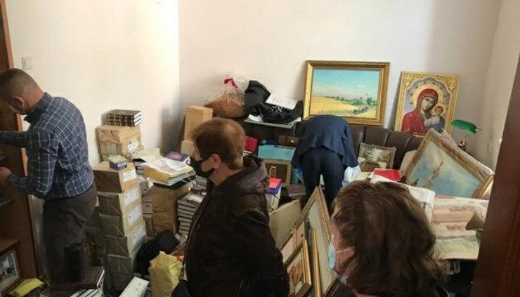 университет шевченко, обыск