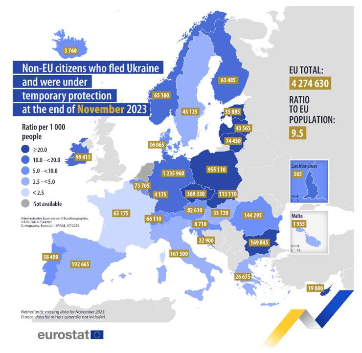 Инфографика: Eurostat