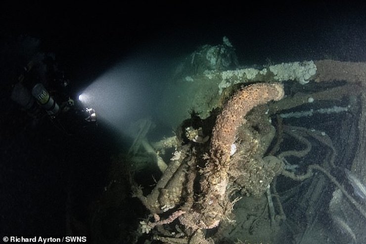 Затонувший эсминец "Джейкоб Джонс", кораблекрушение,