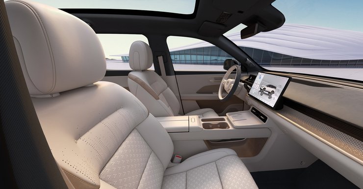 салон Toyota bZ3X, новая Toyota bZ3X, электромобиль Toyota, электромобиль Toyota, кроссовер Toyota