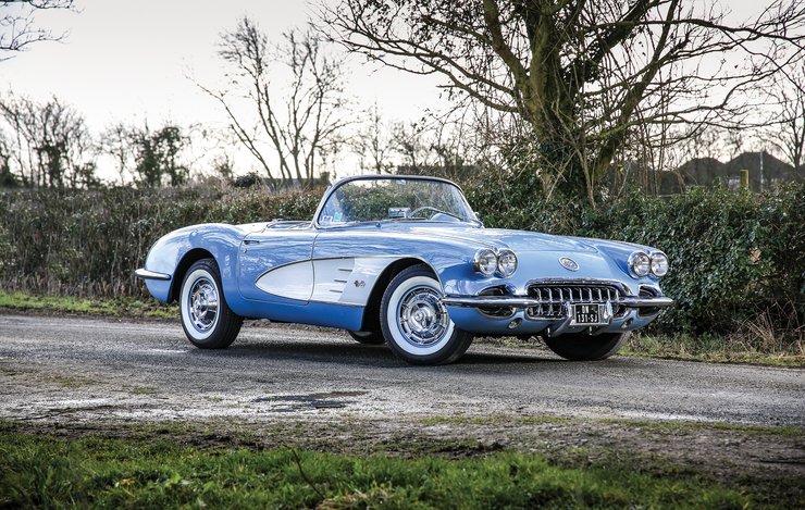 chevrolet corvette, Chevrolet Corvette 1959, спорткар Chevrolet, брошенные авто, Chevrolet Corvette 1959