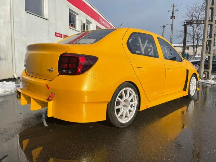 Dacia Logan 2020, Dacia Logan, Renault Logan, тюнинг Логана, гоночный Логан, новый Логан