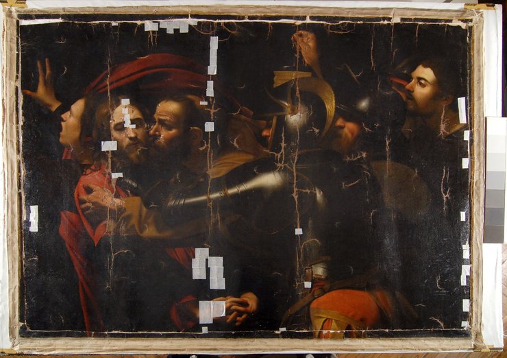 Відновлена картина "Поцілунок Іуди" Відновлена картина "Поцілунок Іуди"