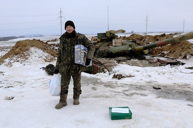 Новый год под Дебальцево