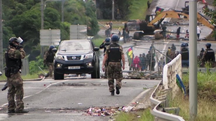 нова каледонія, франція, протести, заморська територія