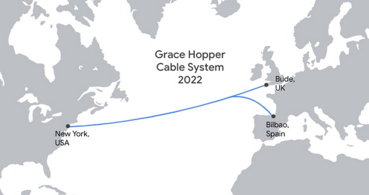 google карта нового подводного кабеля