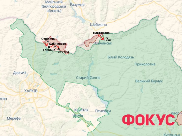 Российские войска пытаются окружить Волчанск и продвигаются к селу Липцы