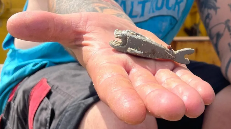 Фігурка акули Lego, корабельна аварія, дивовижні знахідки, рибалка, фото, цікаві історії, Велика Британія