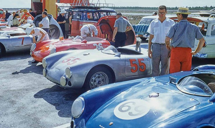 Porsche 550 Spyder, Nassau Speed Week